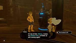Zelda Botw Lighting The Akkala Ancient Tech Lab Furnace Before Seeing Robbie Youtube