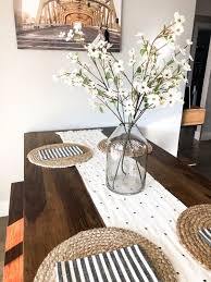 Simple Spring Centerpiece Humblehomehostess Com Table Centerpieces For Home Kitchen Table Centerpiece Spring Centerpiece