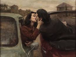 Ron Hicks Love On The Road Kiss Art Art Of Love Romance Art