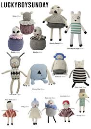 Little Pie Street Look Book Lucky Boy Sunday Soft Dolls Sewing Toys