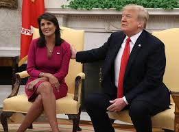 Nikki haley claims to have broken with trump and now disapproves of the man she helped lead over a cliff…denying her personal role, a major role in destroying the united states on behalf of the kosher nostra…best read the politico piece below and not her attempts to rewrite her own dark history…. There Is Still Time Left For An All Women Vp Race Will Trump Do It