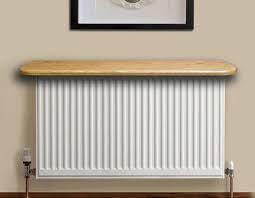 Solid Oak Radiator Shelf 125mm Wide Safe Round Edge Corner All Lenghts Radiator Shelf Radiators Solid Oak