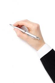 Hand Stock Image Stock Images Free Ballpoint Pen White Background Photo