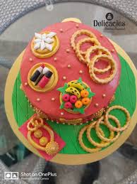 Mehandi And Bangle Ceremony Cake Indian Wedding Cakes Bangle Ceremony Cake Toppers