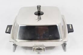 Vintage Toastmaster All Stainless Steel Frying Pan Electric Skillet Model T804 All Stainless Steel Frying Pan Electric Frying Pan