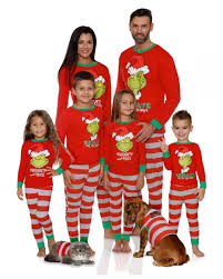 New Year S Family Outfits Clothes Matching Christmas Pajamas Suit Sets Xmas Women Man Parent Children Sleepwear Kids Nightwear Matching Family Christmas Pajamas Family Pajama Sets Matching Christmas Pajamas