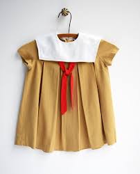Tan And Red Sailor Toddler Dress Vintage Children S Clothes Vintage Toddler Dress Size 4t 5t Dress 1960s Vintage Toddler Dress Vintage Childrens Clothing Childrens Clothes