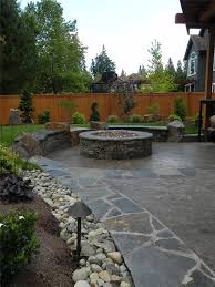 If you're looking at concrete vs. Stamped Concrete Mimics Flagstone Landscaping Network