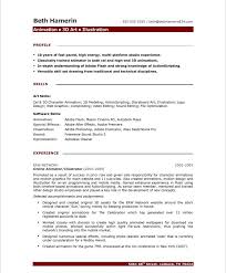 animated resume and simple resume