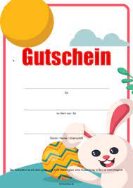 Wer versteckt an ostern die nester mit den na klar: Gutschein Ostern Osterhase Pdf Vorlage Zum Ausdrucken