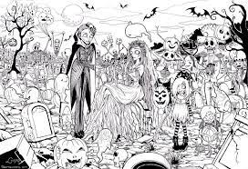 Ausmalen Als Anti Stress Halloween Zombies 12