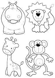 Animales De La Selva Bebes Para Colorear Imagui Animal Coloring Pages Coloring For Kids Free Coloring Pages