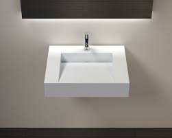 stone resin wall mounted bathroom sink