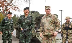 royal thai army visits i corps learns all about strykers