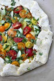 Rustic Tomato And Zucchini Tart Recipe Recipes Zucchini Tart Veggie Dishes