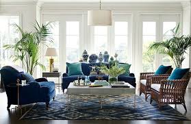 Modern British Colonial British Colonial Decor Blue Living Room Living Decor