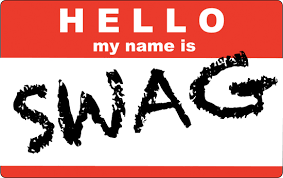 Swag (motif) or festoon, a wreath or garland or a carving depicting foliage and ribbons. Clubs Organizations On Isbell S Campus Swag