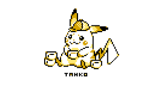 I Made Pixel Art Of Detective Pikachu Pikachu Cross Stitch Pikachu Hama Beads Pixel Art