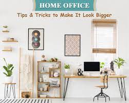 By moving furniture out and away from walkways, you'll open up the space and make it feel larger. 8 Ways To Make Your Home Office Look Bigger