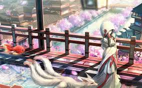 Bandage, blonde, blue eyes, boy, brown hair, coat, girl, hood, long hair, rachel gardner, satsuriku no tenshi, scythe, yellow eyes, zack 4k wallpaper. Girl Sakura Hood Hd Wallpaper Wallpaperbetter