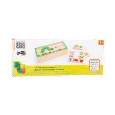 Raupe Nimmersatt Domino Aus Holz