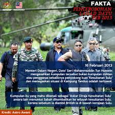 The police announced on monday that tanduo, the landing site of militant intruders a month ago, is free of the sulu gunmen. Mindef Malaysia Pa Twitter Tahukah Anda Apa Itu Op Daulat Ikuti Fakta Pencerobohan Lahad Datu 2013 Sehingga 10 Ogos 2017 Keselamatan Battlehonourdaulat Opdaulat Https T Co Kjgylp1qm8