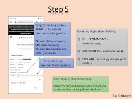 Track and trace your latest delivery status. Katalog Fieramy Cara Cek Nombor Tracking Di Website
