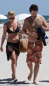 Josh groban was born on february 27, 1981 in los angeles, california, usa as joshua winslow groban. Katherine Heigl Shows Off Slimline Body In A Black Bikini While Sunning Herself In Miami Daily Mail Online