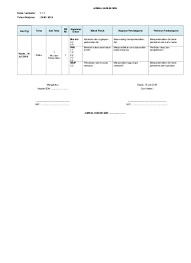 Maybe you would like to learn more about one of these? Format Jurnal Mengajar Harian Guru Sd Dan Smp Jurnal Harian Guru