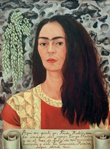 Self-Portrait with Loose Hair • Frida Kahlo • Canvas Print • Museum Quality Giclée • 20606-KAH