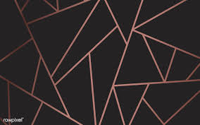 Black And Rose Gold Wallpaper Modern Mosaic Wallpaper In Rose Gold And Black Free Image By Rawpixel Com Mosaic Wallpaper Modern Mosaics Wallpaper Notebook