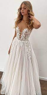 30 Wonderful Beach Wedding Dresses For Hot Weather Wedding Dresses Strapless Lace Wedding Dress Wedding Dresses Lace