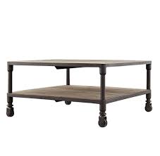 Modern ebony wooden square whosale coffee table. Industrial Square Coffee Table Lux Lounge Efr 888 247 4411