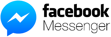 Inside there was a white zigzag element. Facebook Messenger Brands Fa Fz