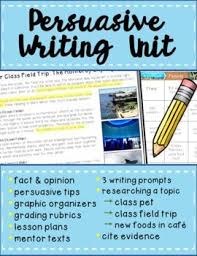 Persuasive Writing Unit For Elementary In 2020 Persuasive Writing Unit Writing Units Persuasive Writing