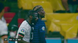 France midfielder paul pogba has played down antonio ruediger's apparent attempted bite on his back during the world champions' euro 2020 win over germany. Euro 2020 Antonio Rudiger Caught On Camera Attempting To Bite Paul Pogba T Gate