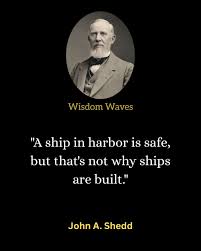 Image result for ship in the harbor is safe