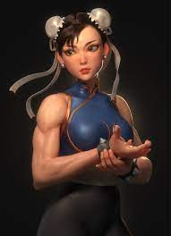 video game girls, video games, standing, digital art, muscular, Video Game  Warriors, chun li, women, muscles, Street Fighter, video game art HD Phone  Wallpaper | Rare Gallery