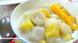 Ginataang Bilo Bilo Rice Balls Cook N Share World Cuisines Filipino Desserts Cooking Phillipino Food