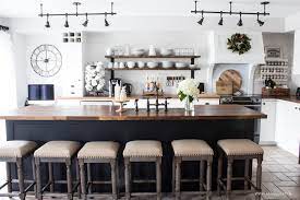 A farmhouse kitchen with a rustic touch. Farmhouse Kitchen Open Shelving Choices The Happy Housie