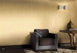 goudkleurig behangpapier huis interieur woonideeen interieur