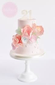 See more ideas about cupcake cakes, floral cake, cake decorating. Pastel Floral 21st Birthday Cake Cake By The Marbeca Cakesdecor