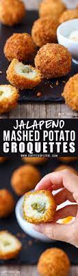Jalapeno Mashed Potato Croquettes Recipe Potato Croquettes Croquettes Appetizer Recipes