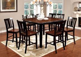 Chic teak orleans rectangular teak bar height extension 9 piece patio dining set. Black Pub Height Dining Sets Off 67