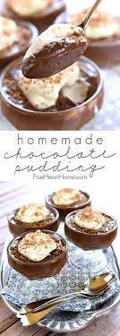 Homemade Chocolate Pudding This Classic Recipe Is Not Only Thick And Silky But It S Also Decepti Pudin De Chocolate Casero Comidas Dulces Chocolates Caseros
