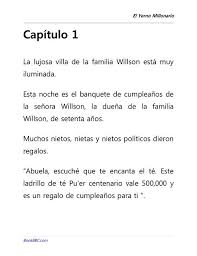 La historia de la novela el yerno millonario continúa con ciertos giros. El Yerno Millonario Literatura Analisis Literario Udocz