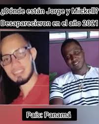 Desaparición de Mickell Skeeling y Jorge Beitía en Panamá