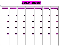 fiscal school year calendar july 2021 june 2022 printable etsy