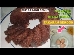 Bolu karamel sarang semut takaran gelas lembut bersarang da kenyal bahan karamel 2 gelas gula pasir 2 gelas air panas. Kue Sarang Semut Bolu Caramel Antigagal 3 Telur Takaran Sendok Youtube