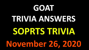 Sep 08, 2021 · lets solve these november trivia questions and answers facts, printable quiz english online! Goat Design Trivia Answers Goat Black Friday Trivia Youtube
